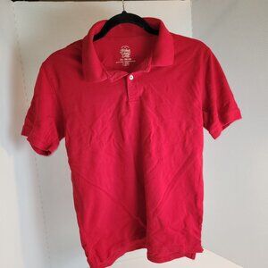 Faded Glory Boys Size XXL/2XL 18 Red Short Sleeve Polo Shirt